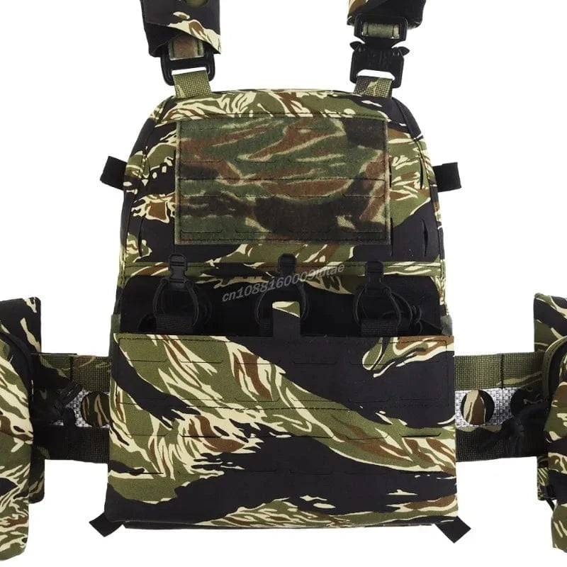 FIRELINE V5 – Modular Plate Carrier Set w/ Quick-Detach Front Panel + Mag Pouch System