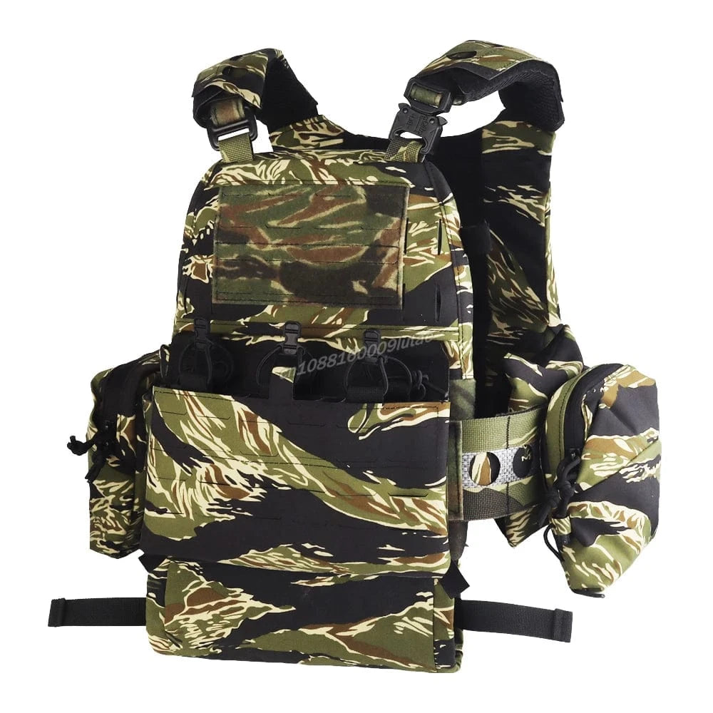 FIRELINE V5 – Modular Plate Carrier Set w/ Quick-Detach Front Panel + Mag Pouch System