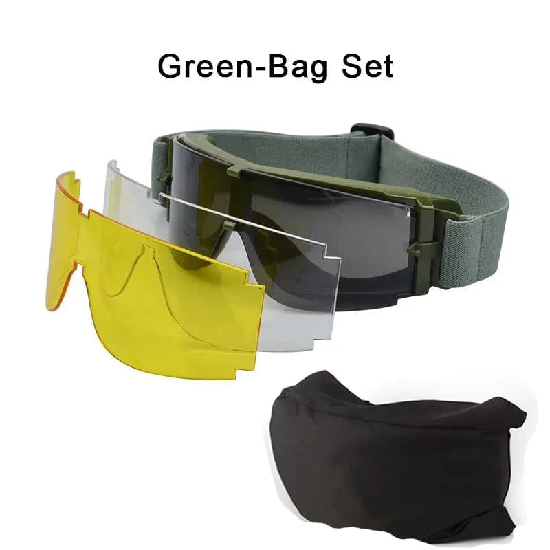 STRIKE X800 – Tactical Windproof Eyewear for Field, Recon, and Outdoor Ops