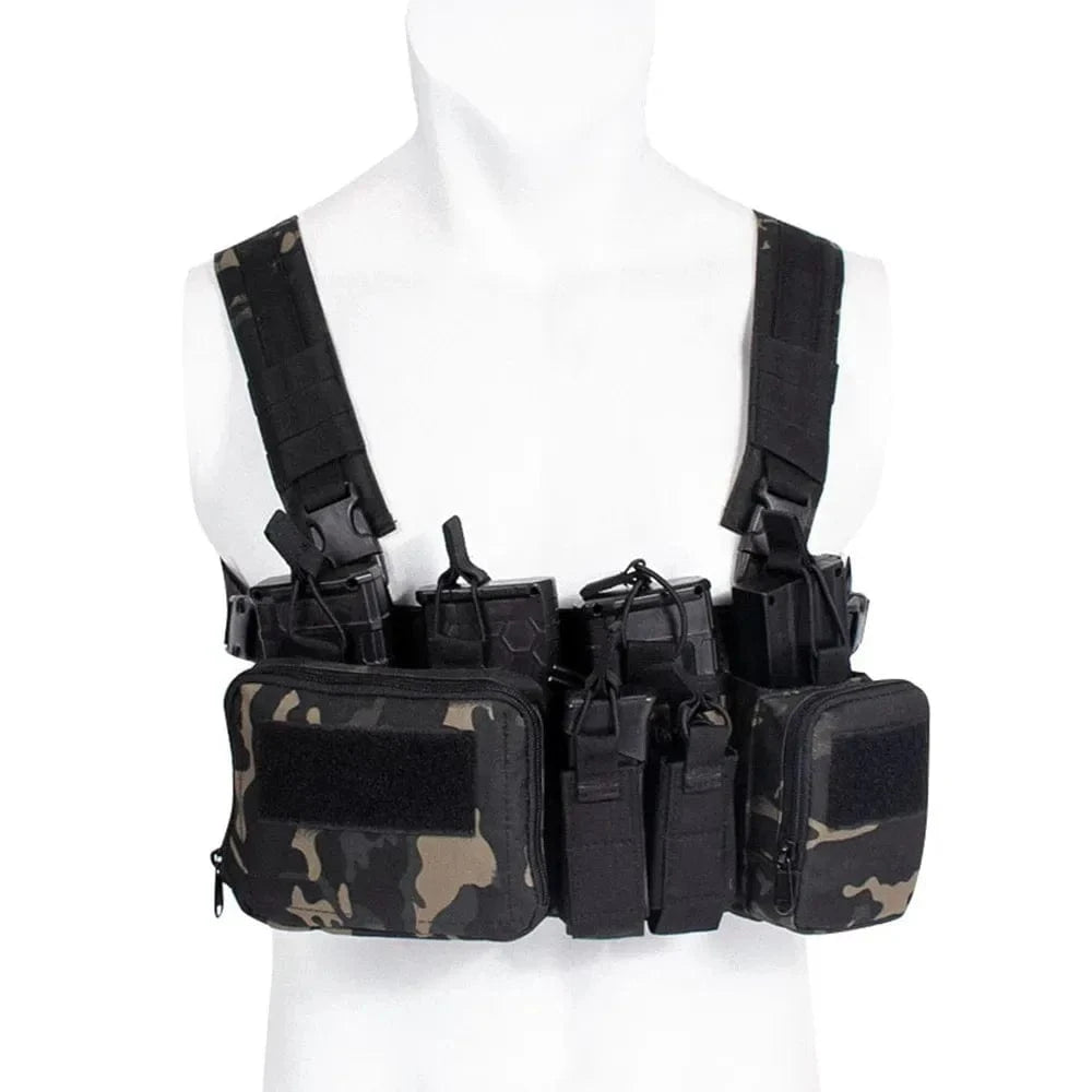TCM CHEST RIG VEST – Tactical Loadout System | Nylon | MOLLE Compatible