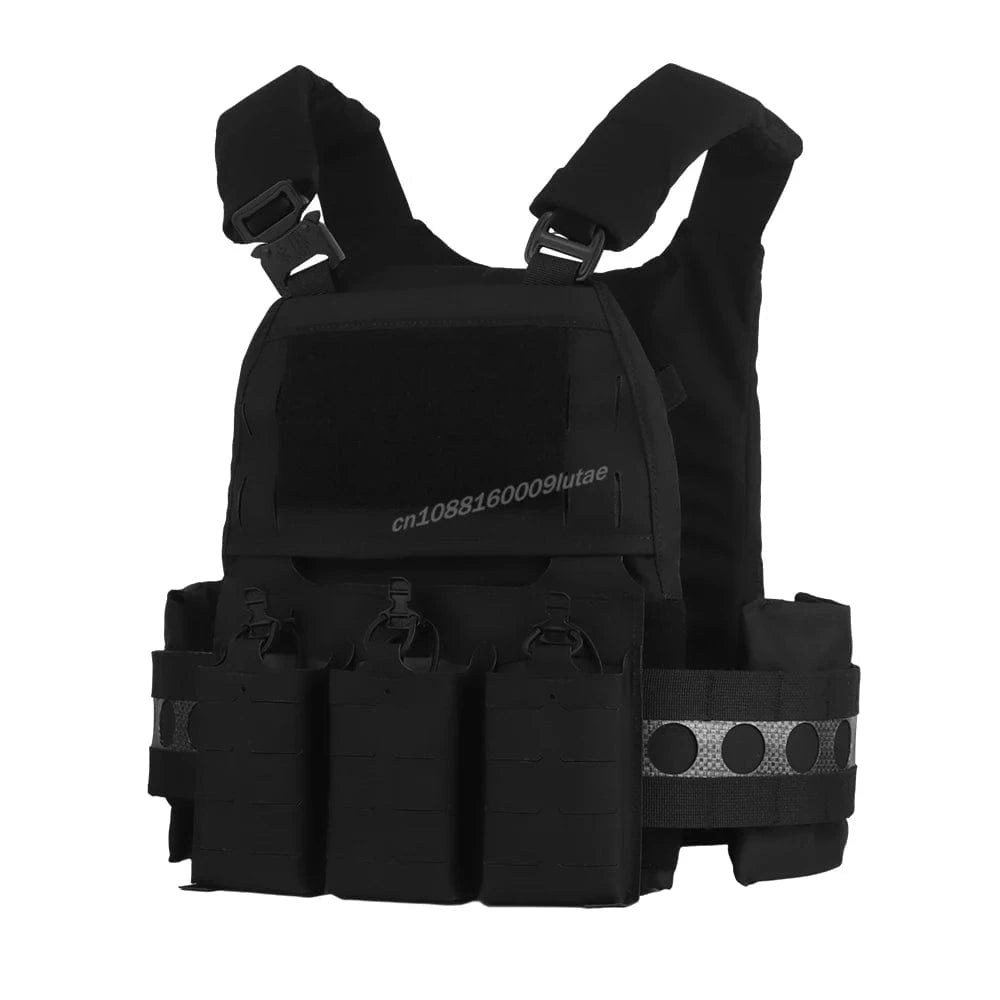 FIRELINE V5 – Modular Plate Carrier Set w/ Quick-Detach Front Panel + Mag Pouch System
