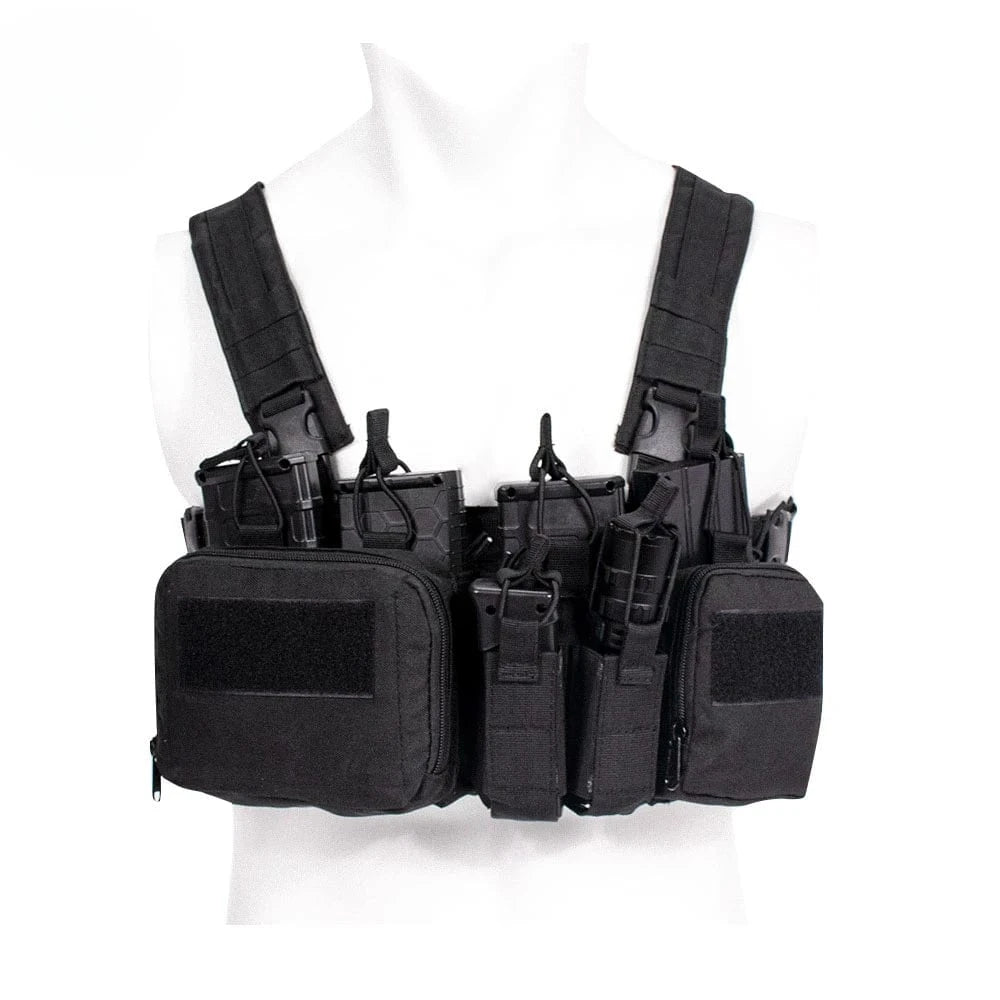TCM CHEST RIG VEST – Tactical Loadout System | Nylon | MOLLE Compatible