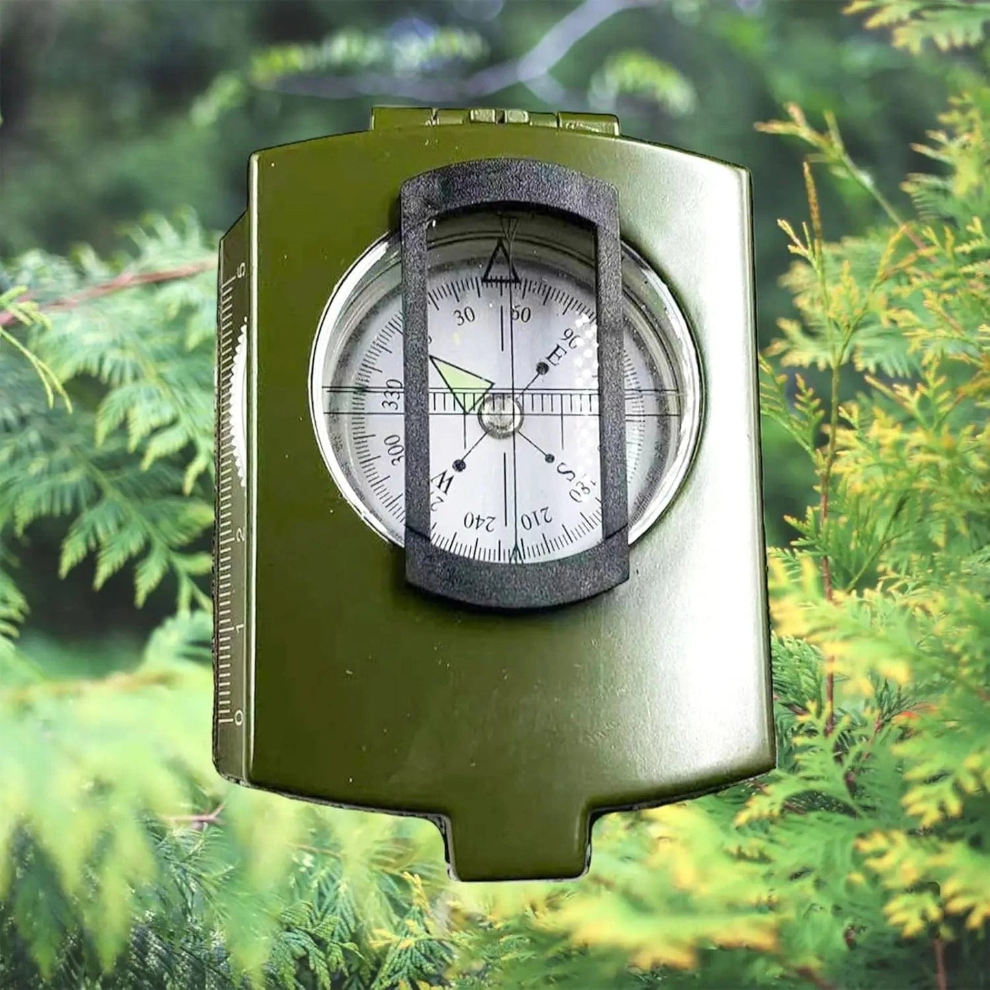 TACTICAL MILITARY COMPASS – Waterproof Fluorescent Survival Navigator