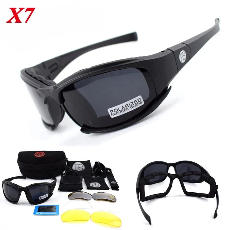 X7-R FALCON EYE™ – Tactical Ballistic Eyewear Kit with Multi-Lens System