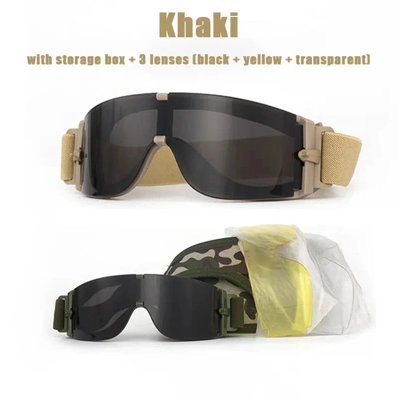 STRIKE X800 – Tactical Windproof Eyewear for Field, Recon, and Outdoor Ops