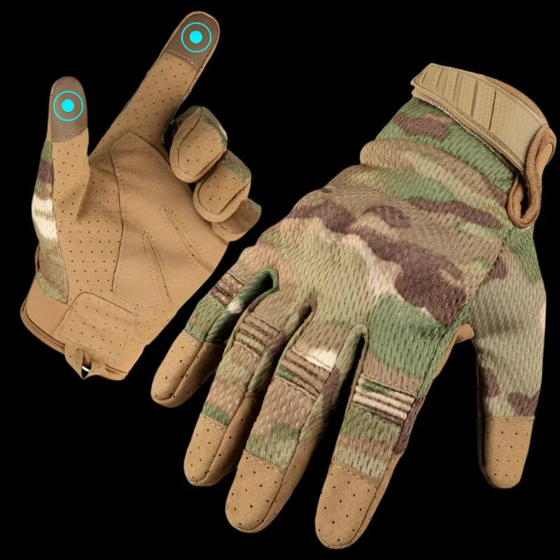 STRIKEFORCE V4 – Tactical Touchscreen Full-Finger Combat Gloves