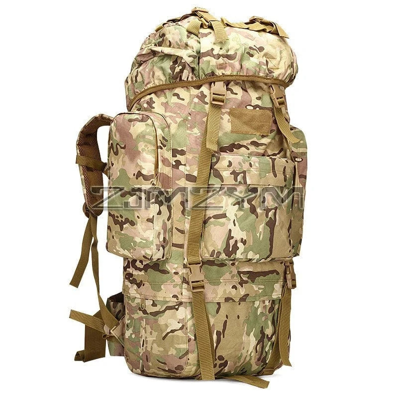 WARPATH MK2 – 100L Tactical Field Backpack With Internal Frame & Rain Shield
