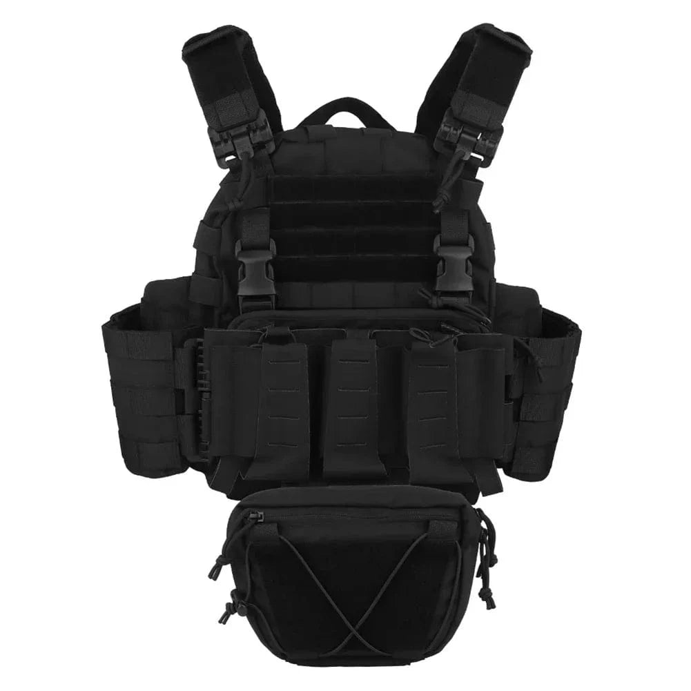 REAPER ARC VEST – Quick-Release Tactical Carrier w/ Mag Pouches & Drop Bag