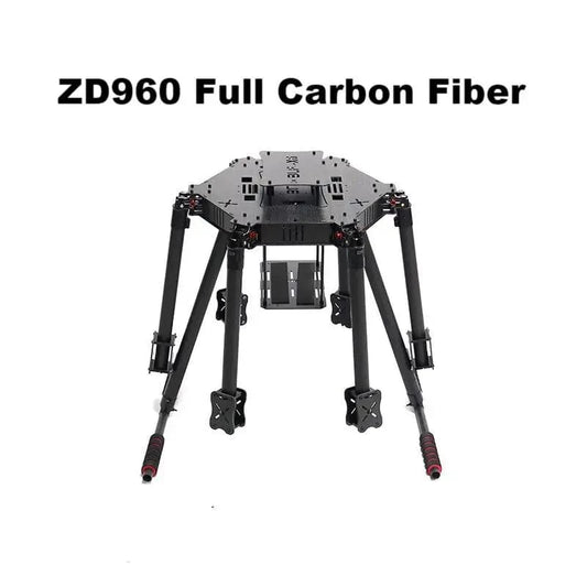 ZD850 / ZD960 FULL CARBON HEXA-FRAME – Tactical Foldable Hexacopter Kit for FPV & PIXHAWK