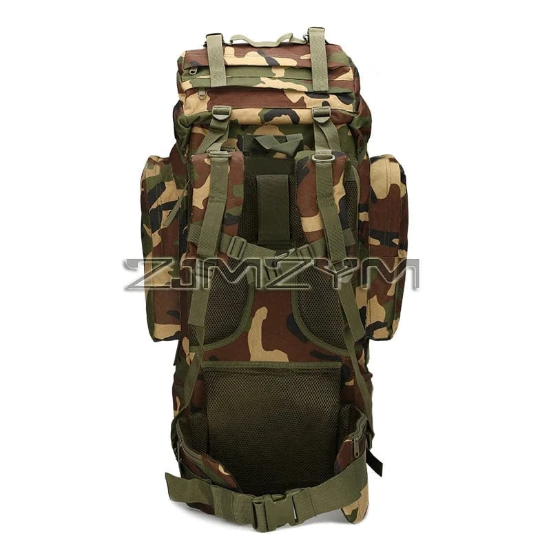 WARPATH MK2 – 100L Tactical Field Backpack With Internal Frame & Rain Shield