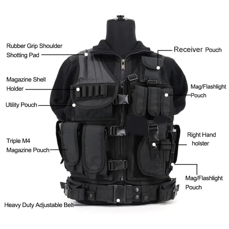 STRIKECORE MESH VEST – Ultra-Breathable Tactical Carrier for Summer Ops