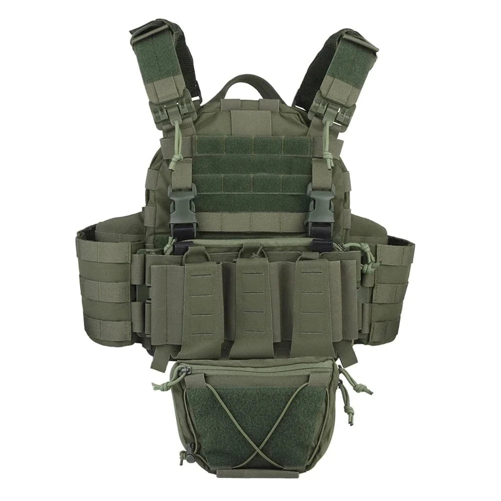 REAPER ARC VEST – Quick-Release Tactical Carrier w/ Mag Pouches & Drop Bag
