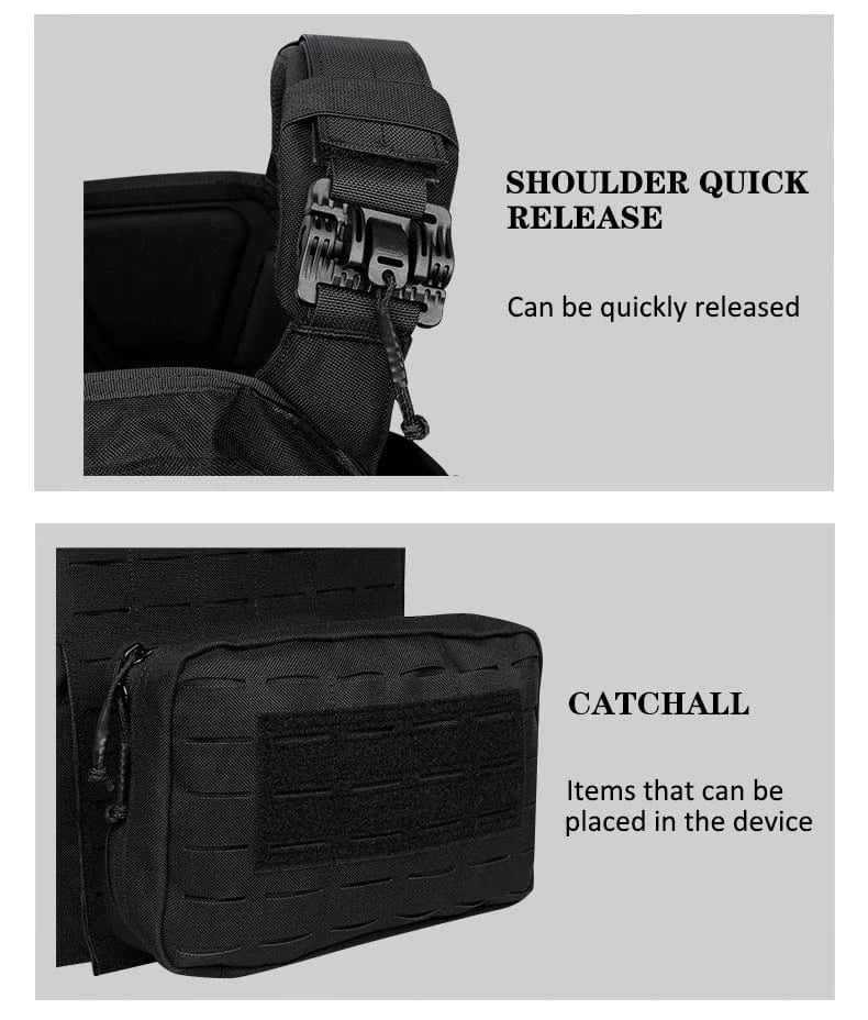 RAPTORCORE V1 Quick-Release Plate Carrier – Modular Tactical Vest