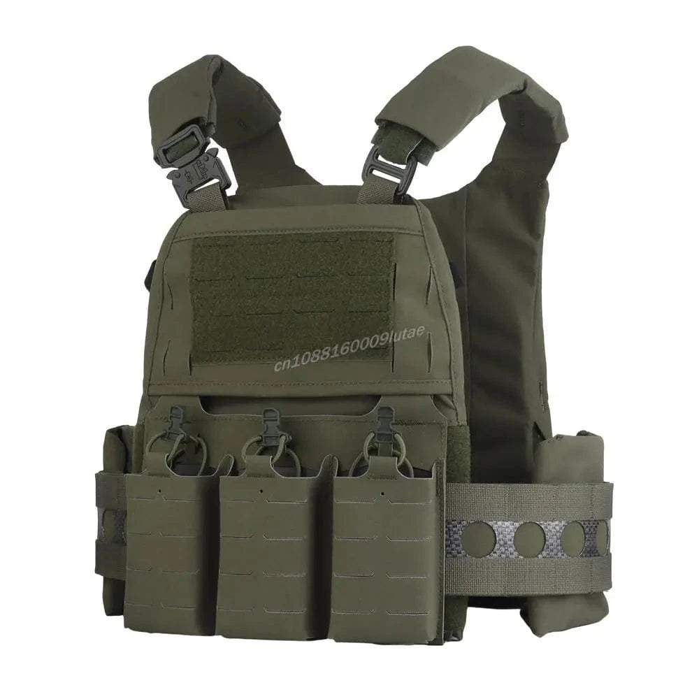 FIRELINE V5 – Modular Plate Carrier Set w/ Quick-Detach Front Panel + Mag Pouch System