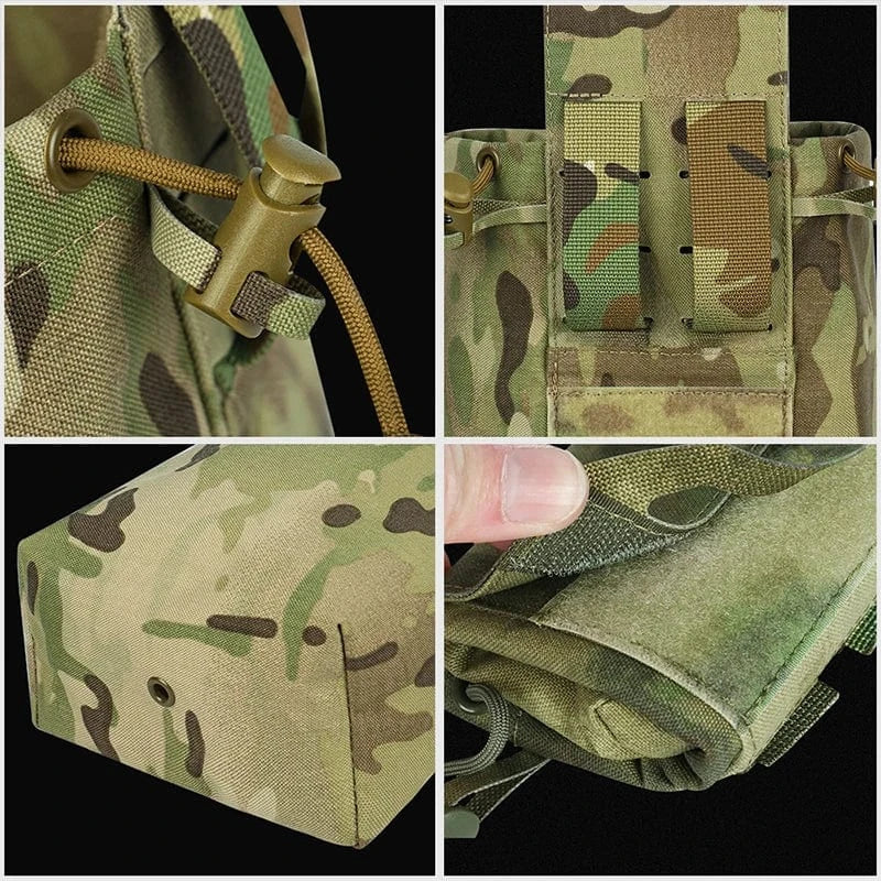 RAVENCORE DPM-88 Foldable Dump Pouch – Tactical MOLLE Mini Drop Utility Bag