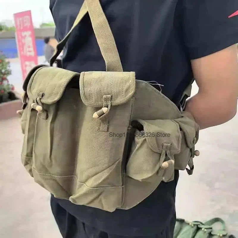 TYPE 56 LIFCHIK-1 – Classic AK Chest Rig | Canvas Carrier | 3-Cell Mag Pouch | Field Ready