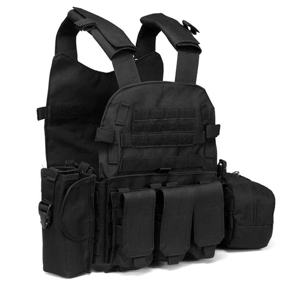 STRIKEWRAITH V2 – 600D MOLLE Tactical Vest, Adjustable Plate Carrier, Ops-Ready Loadout Rig