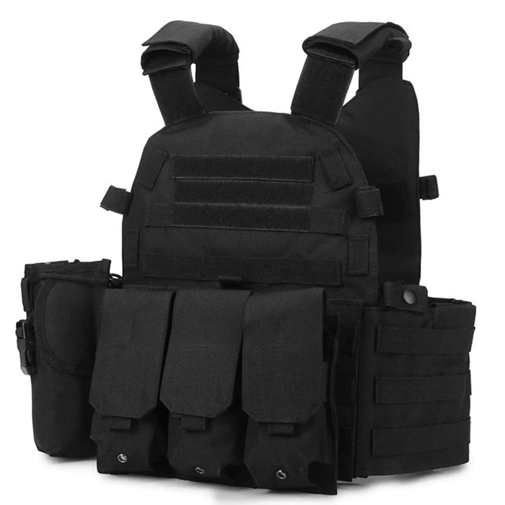 STRIKEWRAITH V2 – 600D MOLLE Tactical Vest, Adjustable Plate Carrier, Ops-Ready Loadout Rig