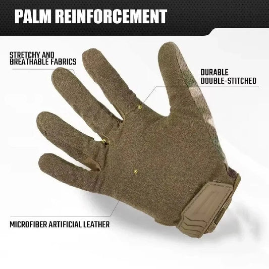STRIKEFORCE V4 – Tactical Touchscreen Full-Finger Combat Gloves