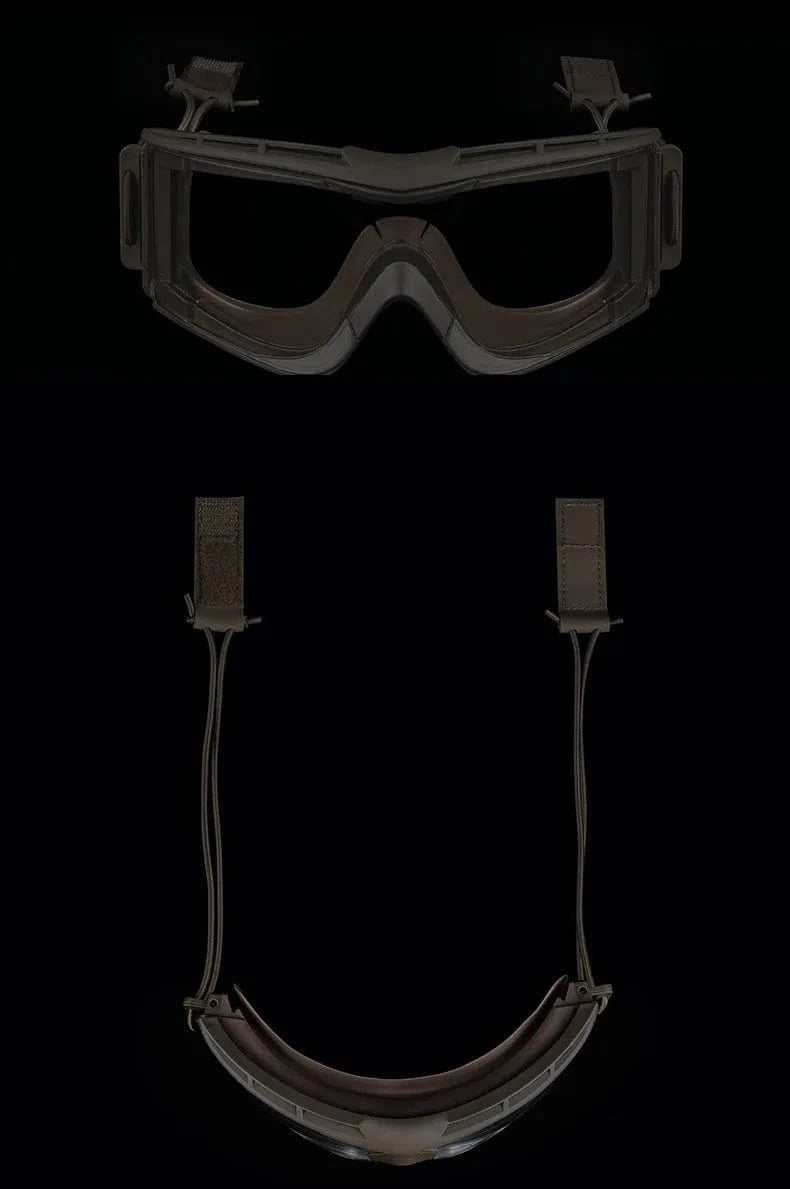 FALCON-V3 IMPACT GOGGLES – 3-Lens Tactical Set for Helmet Ops