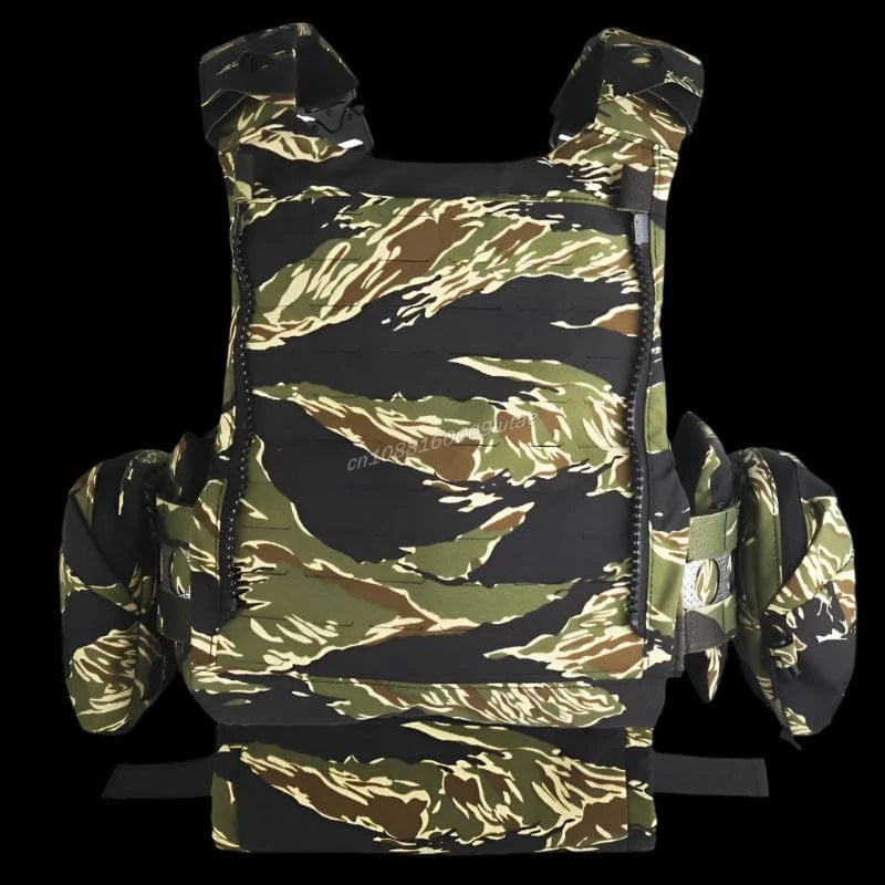 FIRELINE V5 – Modular Plate Carrier Set w/ Quick-Detach Front Panel + Mag Pouch System