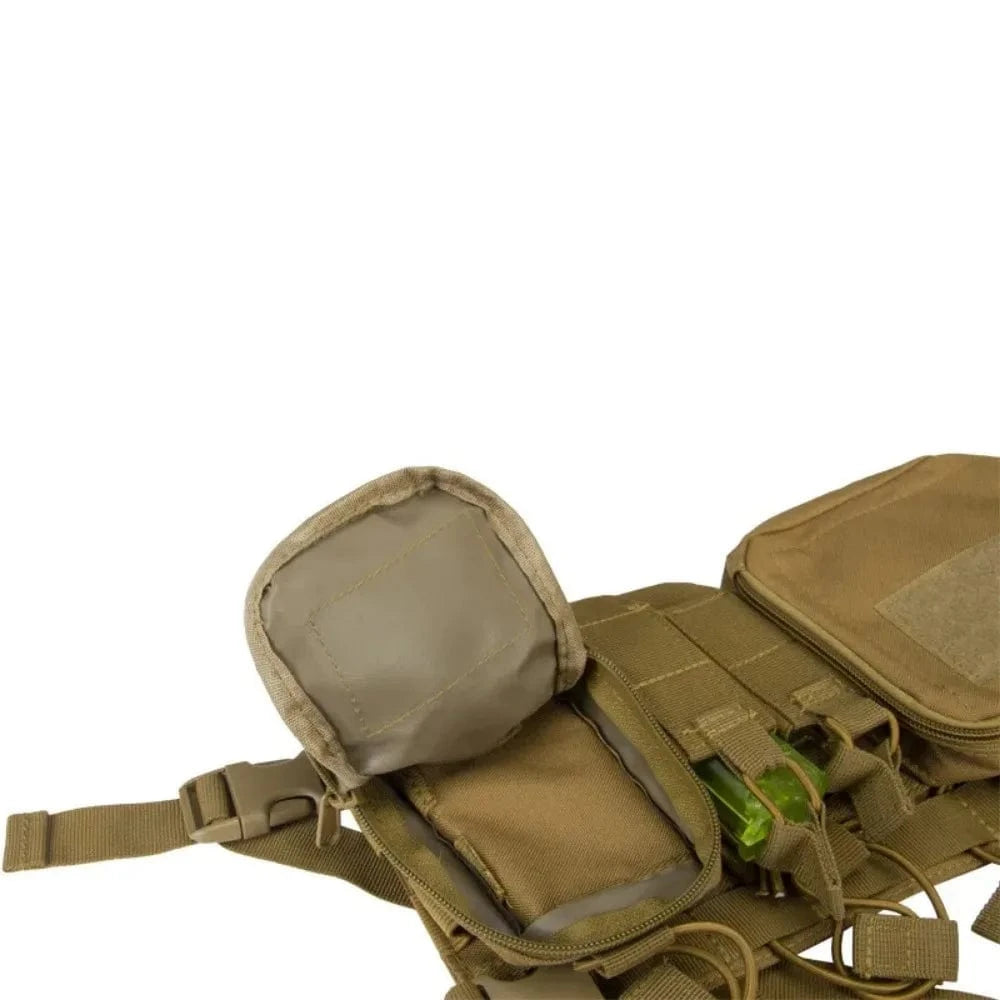 TCM CHEST RIG VEST – Tactical Loadout System | Nylon | MOLLE Compatible