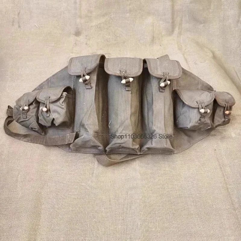TYPE 56 LIFCHIK-1 – Classic AK Chest Rig | Canvas Carrier | 3-Cell Mag Pouch | Field Ready