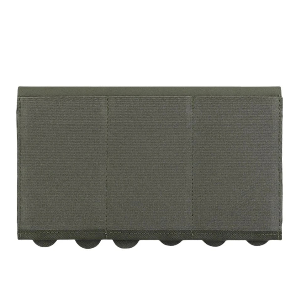 Lightweight Elastic Triple Mag Pouch – MOLLE 5.56 / 7.62 Tactical Carrier