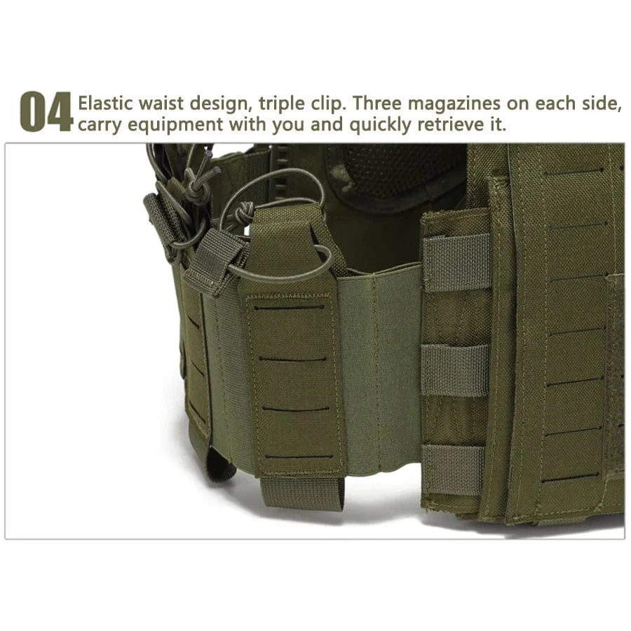 IRONFIELD V5 MOLLE CARRIER – Quick Release Vest, 1000D Waterproof Shell