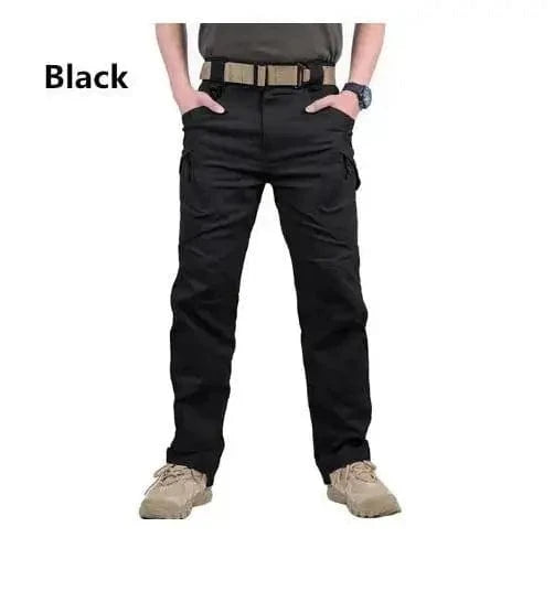 IRONFLEX SWAT COMBAT JOGGERS – Waterproof Tactical Cargo Pants with Elastic Waist