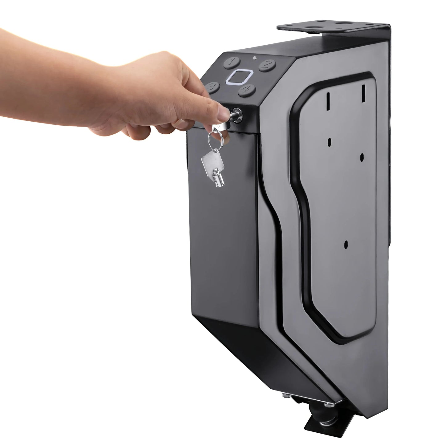 BLACKVAULT SIGMA Biometric Pistol Safe – Fingerprint + Password Lockbox