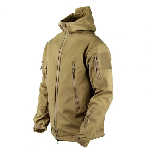 Men Jackets Military Field Windbreaker Men Waterproof Coat Hoodie Men Hunting Army Zipper Hooded Jacket Outerwear