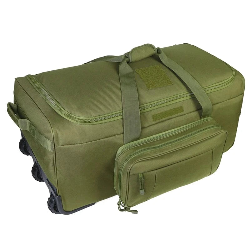 WARWHEEL 120 – Rolling Tactical Deployment Duffel (Wheeled, Heavy-Duty, High-Capacity)