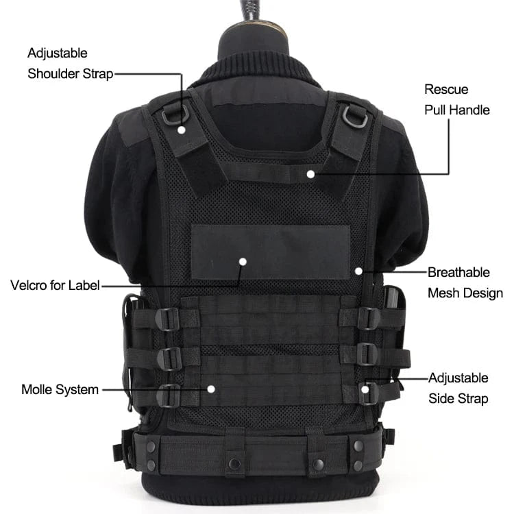 STRIKECORE MESH VEST – Ultra-Breathable Tactical Carrier for Summer Ops
