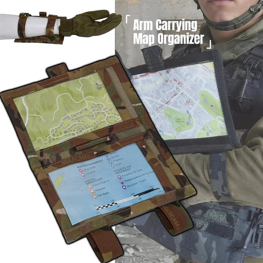 NOMAD ARM-COM MKIII – Tactical Wrist Map Case with Flip Cover & Card Pouch