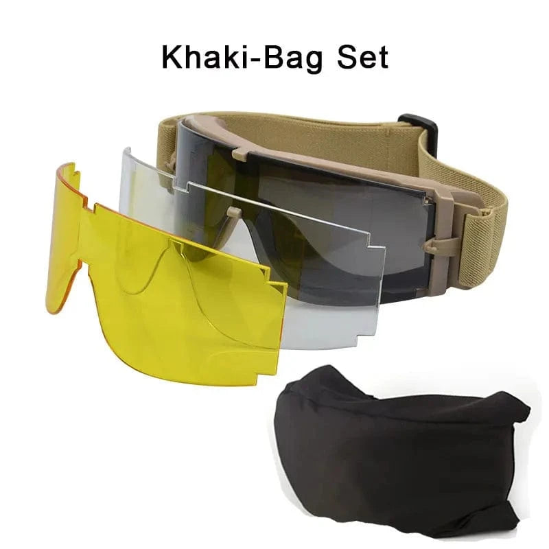 STRIKE X800 – Tactical Windproof Eyewear for Field, Recon, and Outdoor Ops