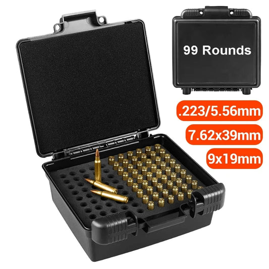 WARCORE V99 – 99-Round Tactical Ammo Vault for 9mm / .223 / 7.62
