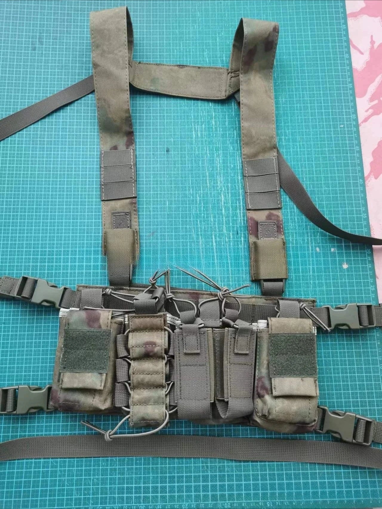 RECON RADIO HARNESS – Tactical Chest Rig Pouch for Comms, Maps & Utility Gear