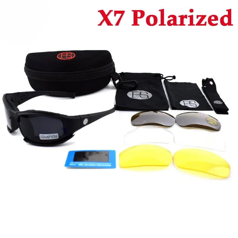 X7-R FALCON EYE™ – Tactical Ballistic Eyewear Kit with Multi-Lens System