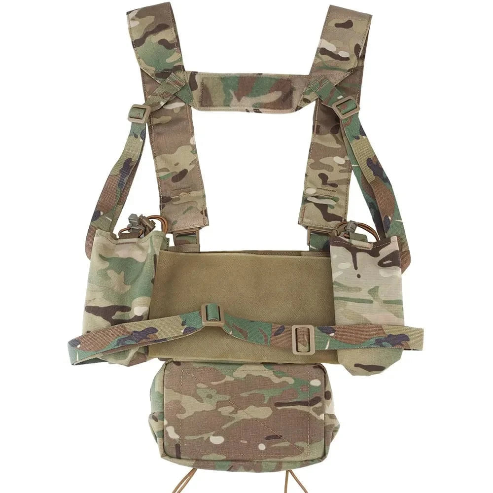 MK4 MICRO CHEST RIG – Modular Tactical Harness | 500D Nylon | YKK | Multicam Variants