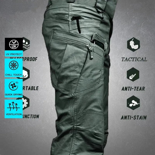 STRIKECAMO TACTICAL PANTS – Waterproof SWAT Combat Camouflage Cargo Trousers