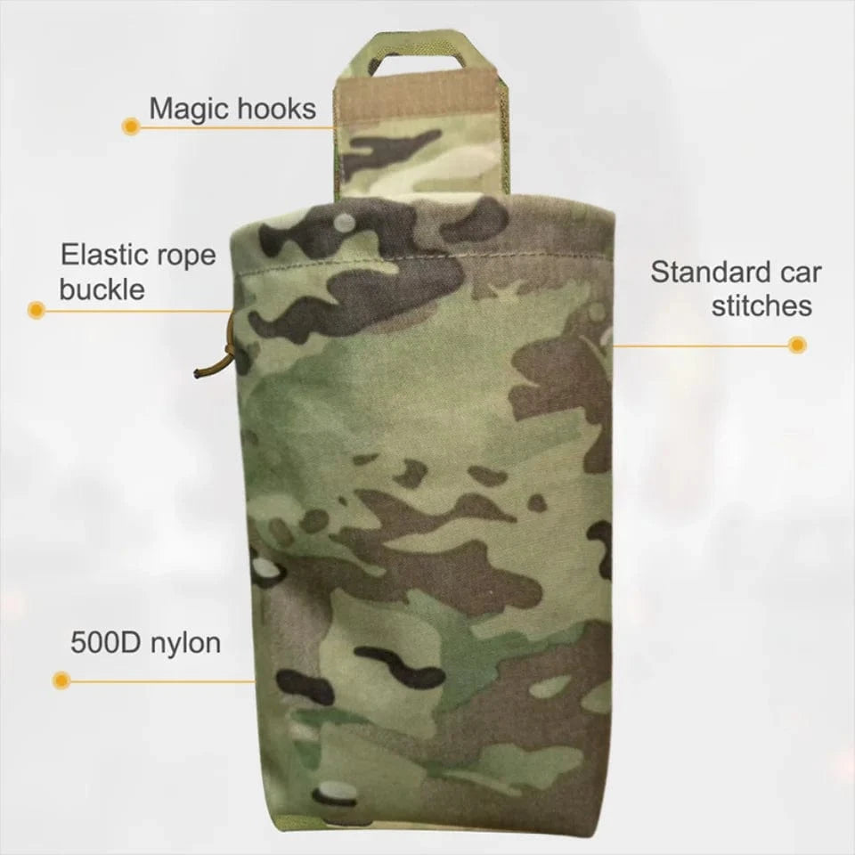 RAVENCORE DPM-88 Foldable Dump Pouch – Tactical MOLLE Mini Drop Utility Bag