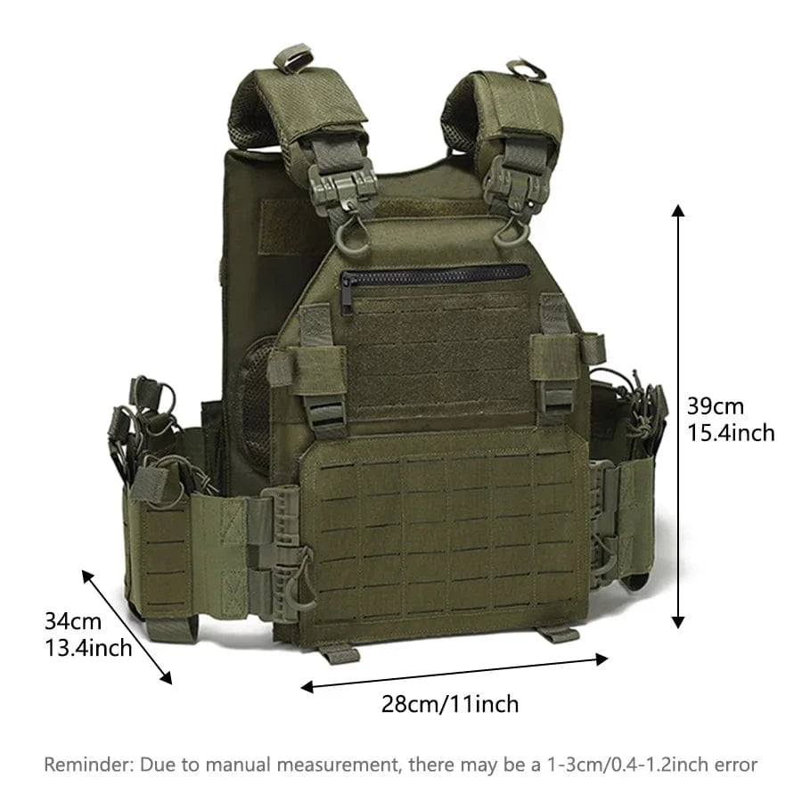 IRONFIELD V5 MOLLE CARRIER – Quick Release Vest, 1000D Waterproof Shell