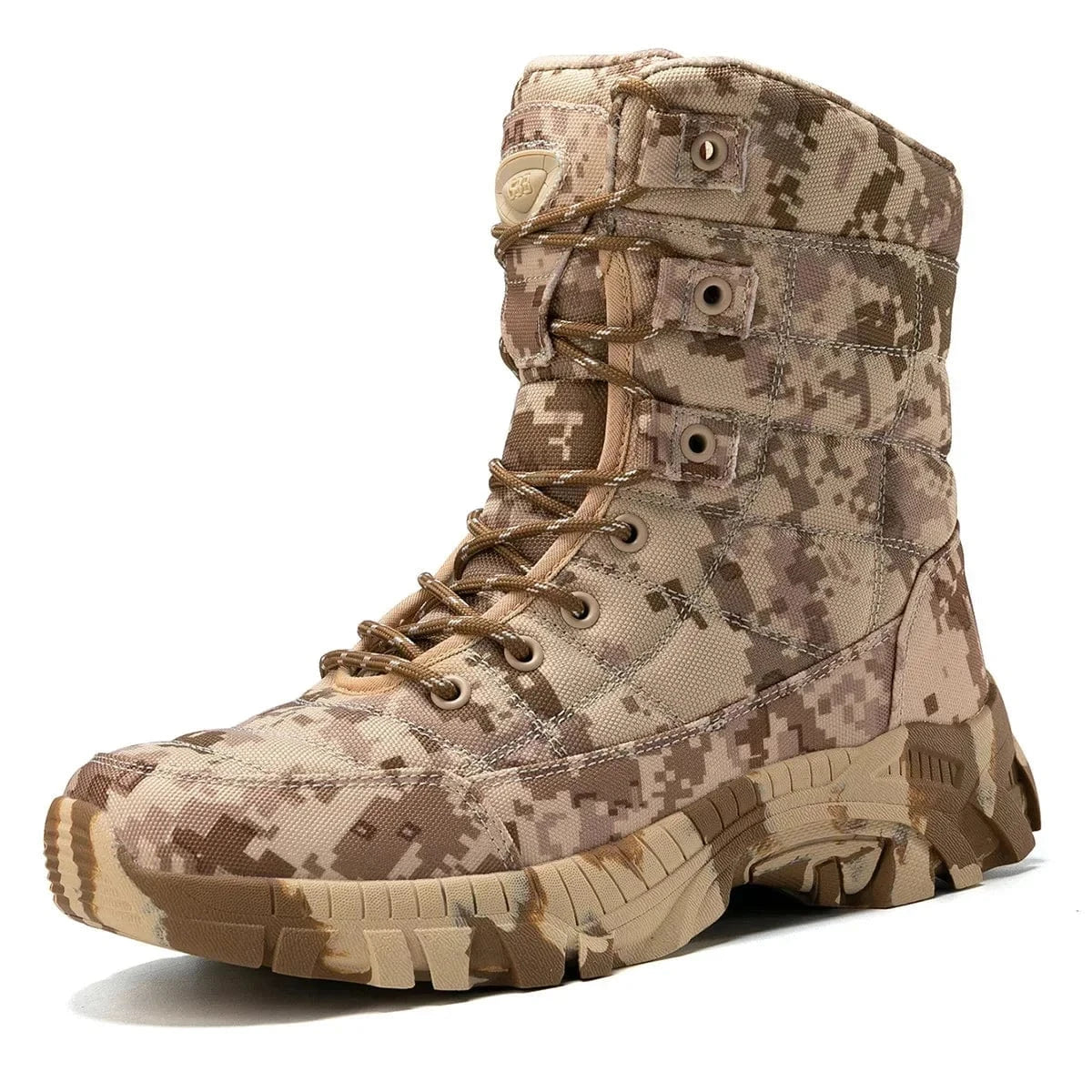 WARPATH X7 – Waterproof Tactical Boots, Zip-Up Combat Design, Desert-Grade Soles
