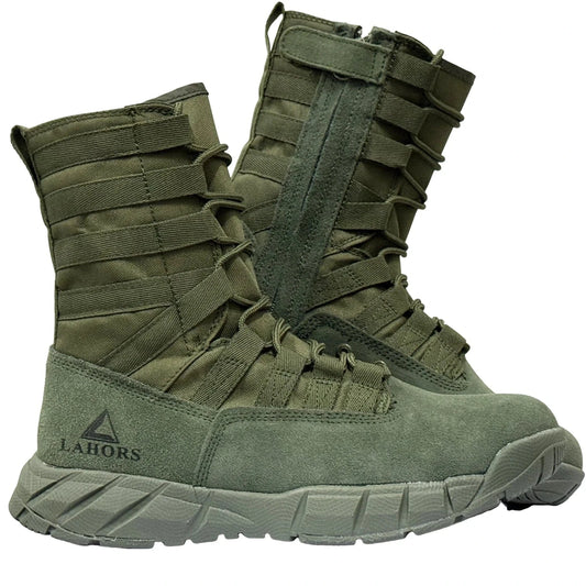 LAHORS T3 COMBAT BOOTS – Suede Tactical Footwear | Lightweight | Desert Ops