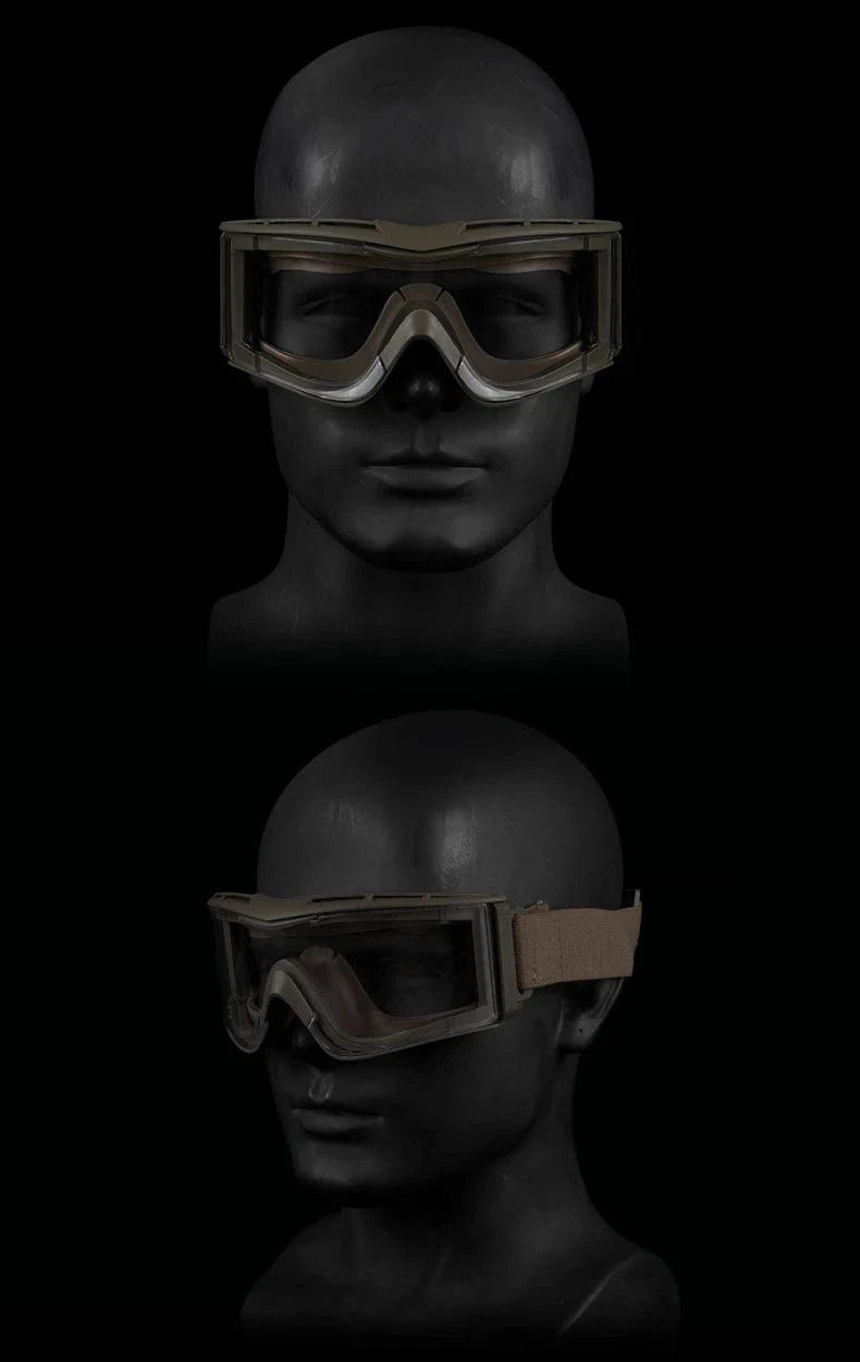 FALCON-V3 IMPACT GOGGLES – 3-Lens Tactical Set for Helmet Ops