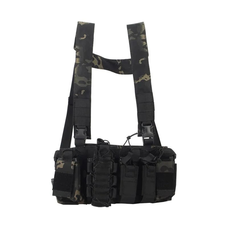 RECON RADIO HARNESS – Tactical Chest Rig Pouch for Comms, Maps & Utility Gear