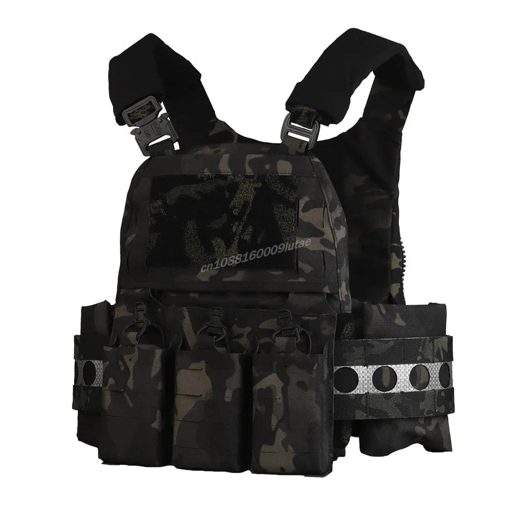 FIRELINE V5 – Modular Plate Carrier Set w/ Quick-Detach Front Panel + Mag Pouch System