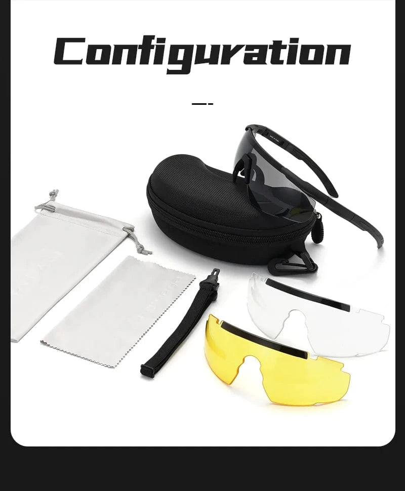 VORTEX M503 – Modular Tactical Goggles System with 3-Lens Kit