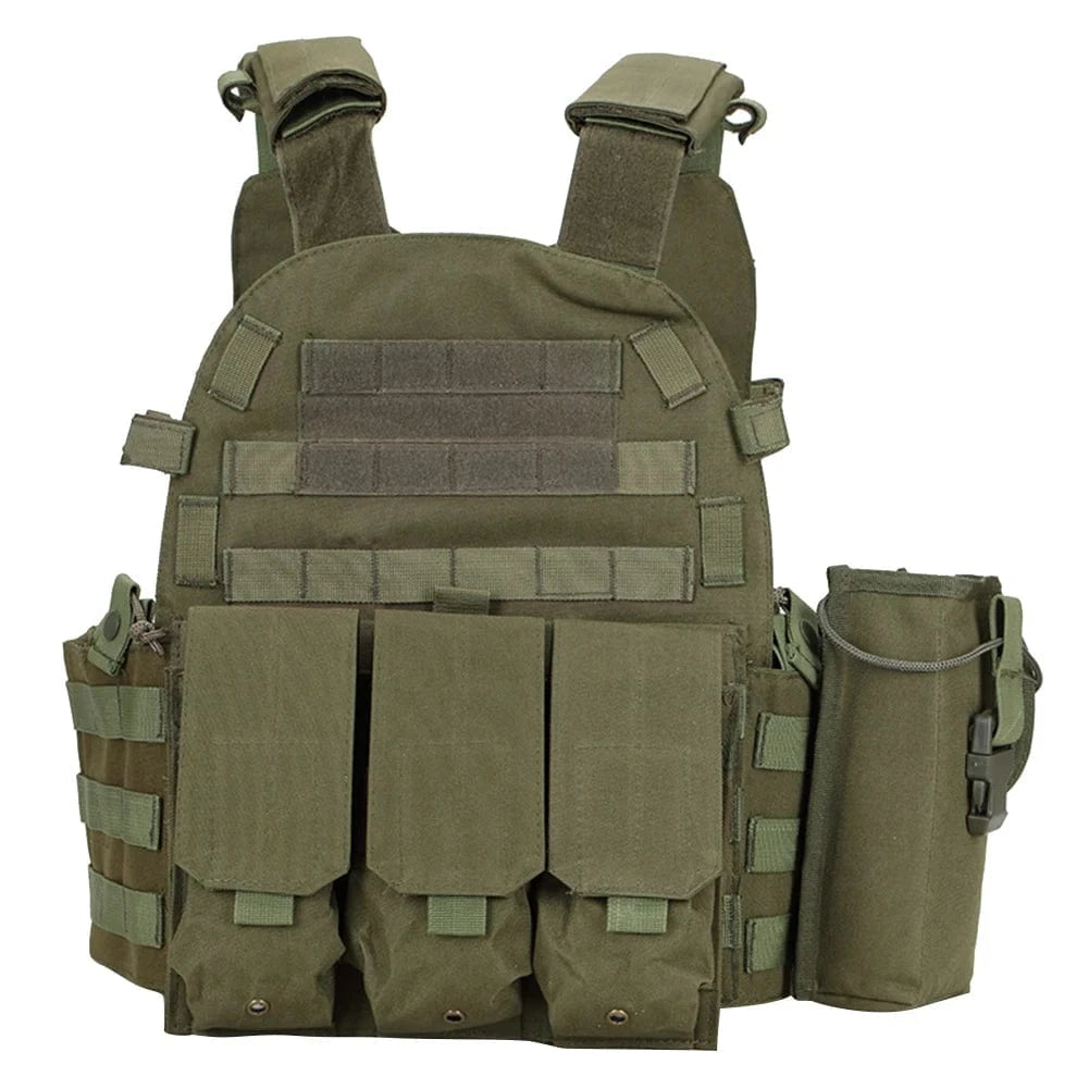 STRIKEWRAITH V2 – 600D MOLLE Tactical Vest, Adjustable Plate Carrier, Ops-Ready Loadout Rig